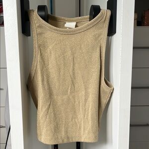Gold Sleeveless Women's Top